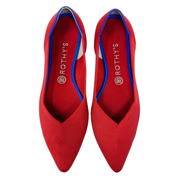 Rothy's Shoes - Rothy's The Point in Bright Red Women's Flats Size 10.5